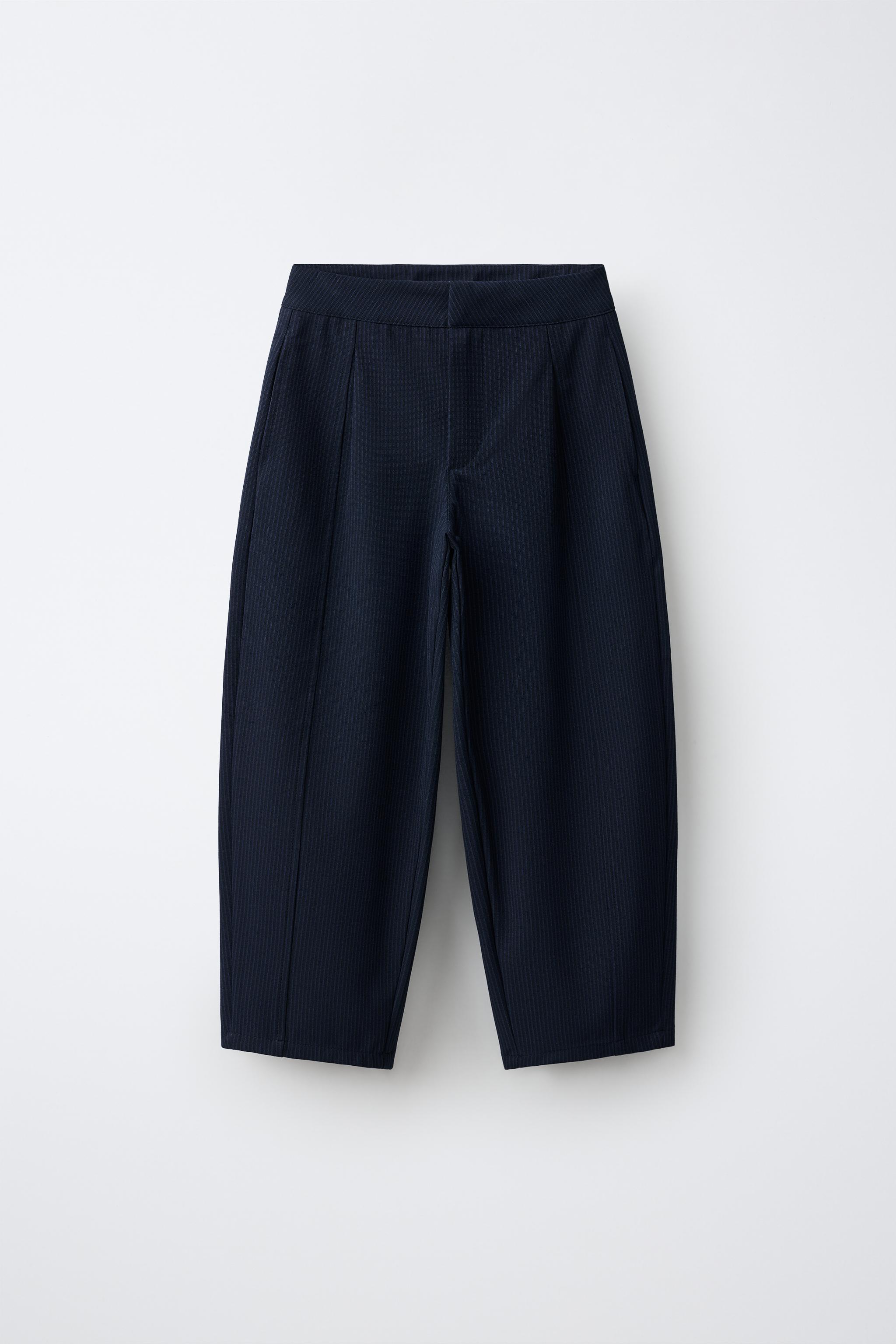 STRIPED BALLOON TROUSERS